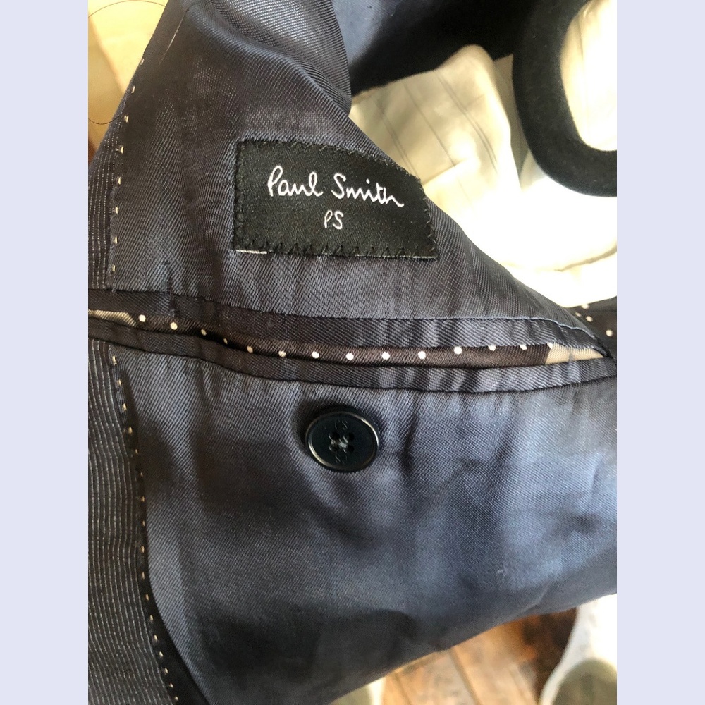 Paul Smith PS blazer. Dark Grey/Blue. 38 - Picture 4 of 5
